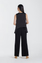 Paige Pleated Pants in Black